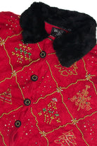 Vintage Red Ugly Christmas Cardigan 60894