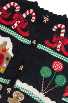Vintage Black Ugly Christmas Cardigan 62353