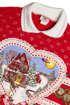 Vintage Red Christmas Sweatshirt 62545
