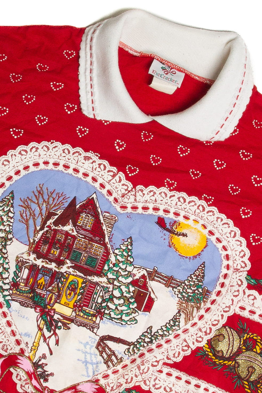 Vintage Red Christmas Sweatshirt 62545