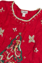 Vintage Red Ugly Christmas Sweater 59619
