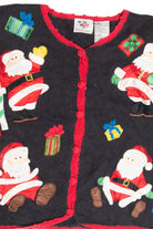 Vintage Black Ugly Christmas Cardigan 63260