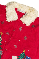 Vintage Red Ugly Christmas Cardigan 62397