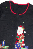 Vintage Black Ugly Christmas Cardigan 63195