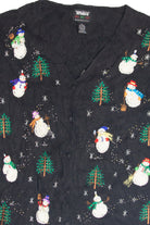 Vintage Black Ugly Christmas Cardigan 63157