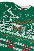 Vintage Green Christmas Sweatshirt 62484