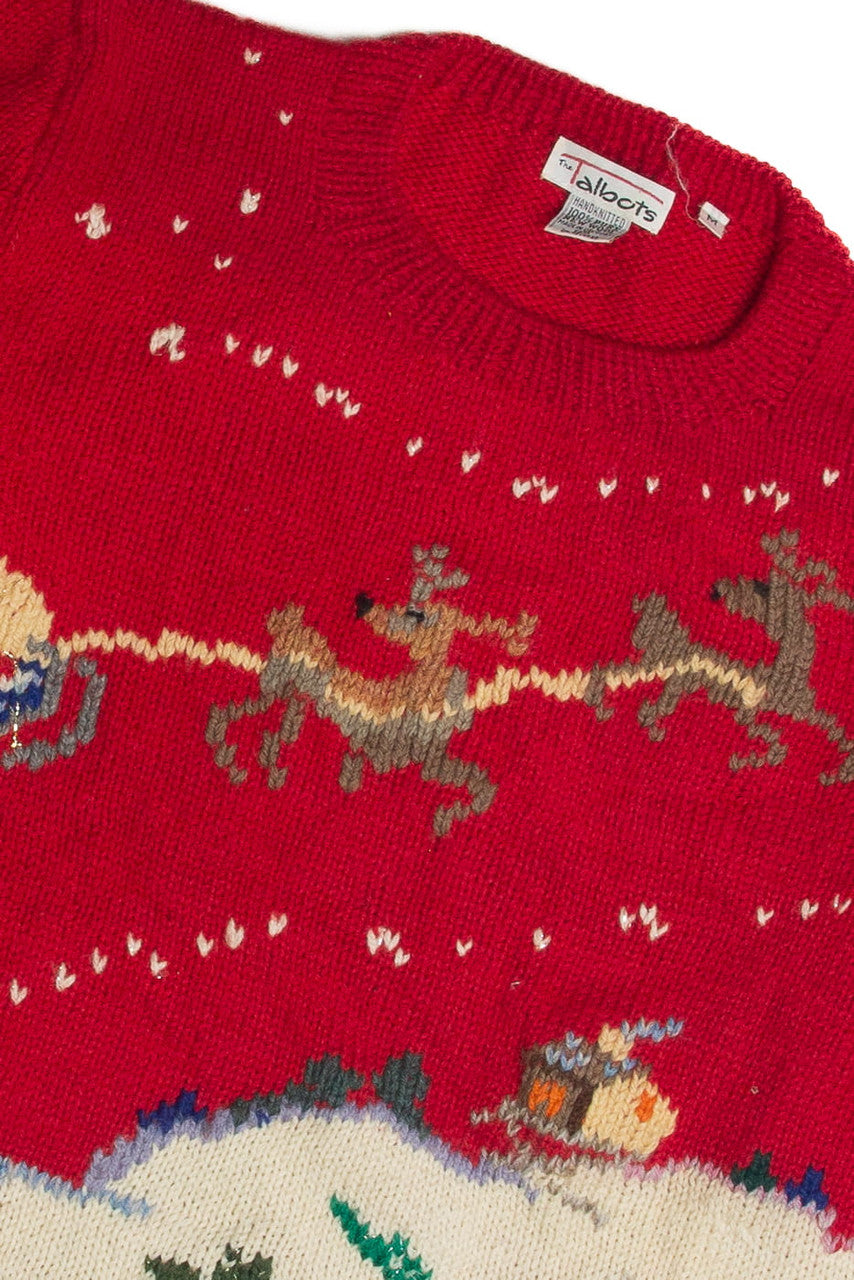 Vintage Red Ugly Christmas Sweater 62350