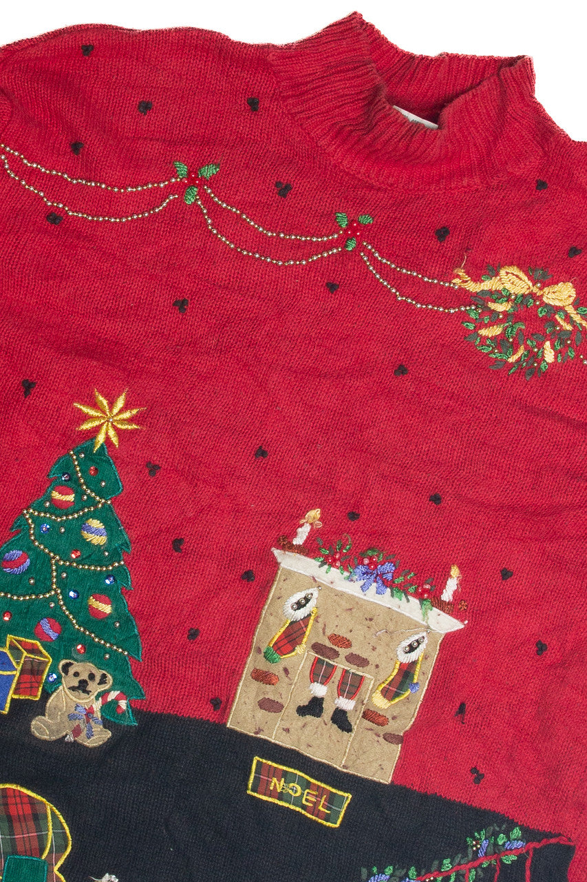 Vintage Red Ugly Christmas Sweater 62418
