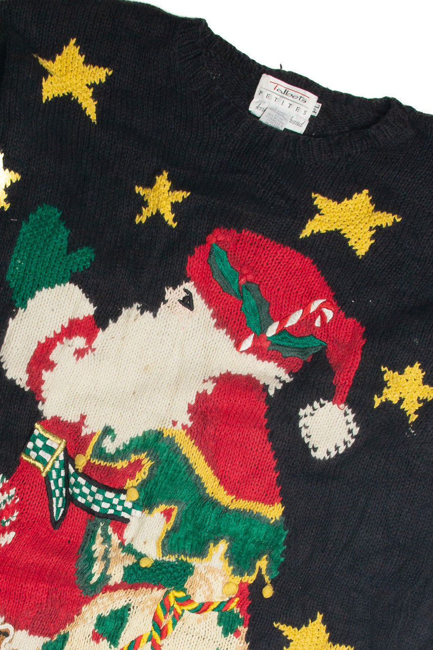 Vintage Black Ugly Christmas Sweater 62366