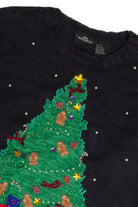 Vintage Black Ugly Christmas Sweater 60886