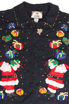 Vintage Black Ugly Christmas Cardigan 63398