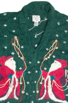 Vintage Green Ugly Christmas Cardigan 63322