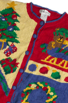 Vintage Red Ugly Christmas Cardigan 62848