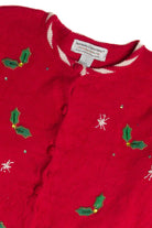 Vintage Red Ugly Christmas Cardigan 62776