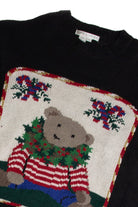 Vintage Black Ugly Christmas Sweater 62729