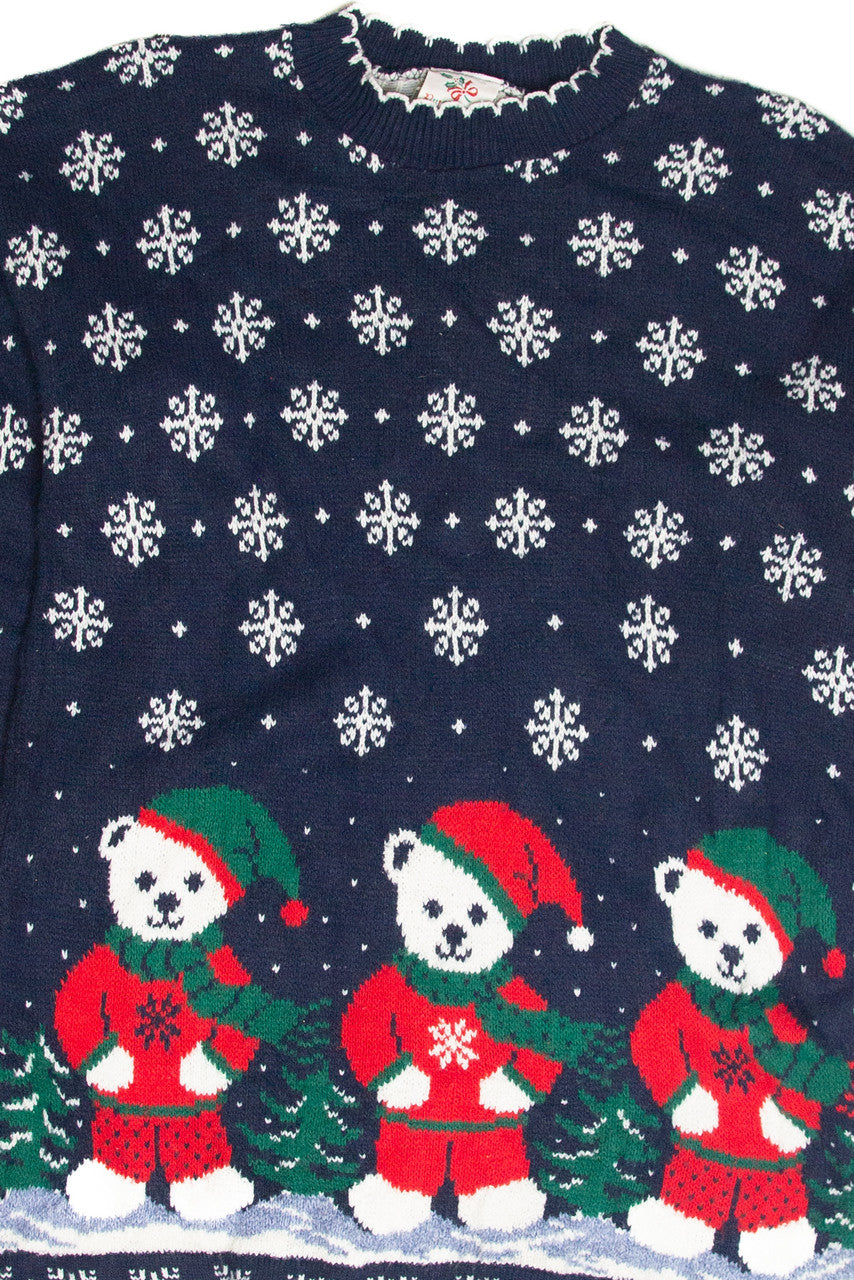 Vintage Blue Ugly Christmas Pullover 63330