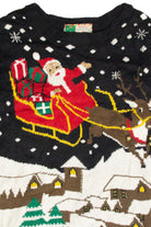 Vintage Black Ugly Christmas Pullover 63384