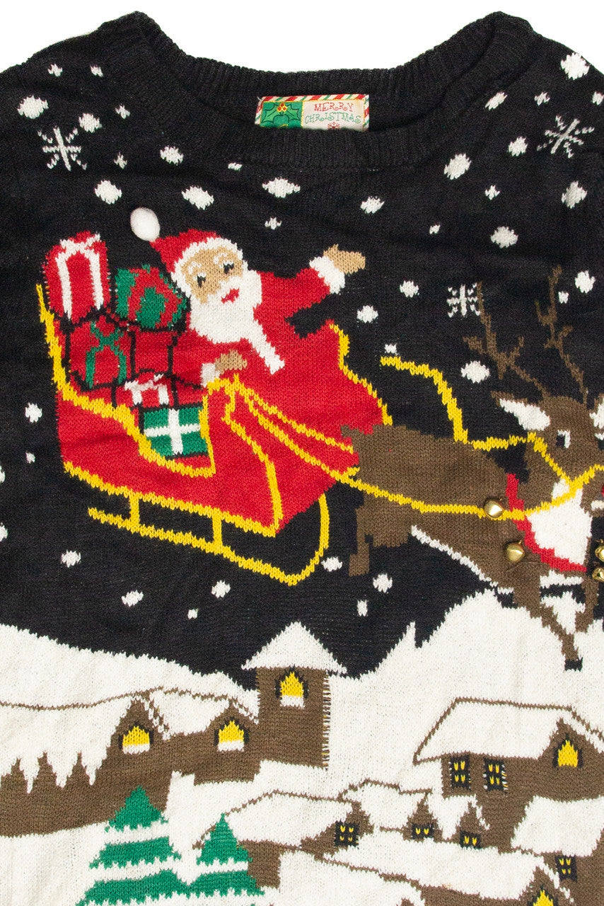 Vintage Black Ugly Christmas Pullover 63384