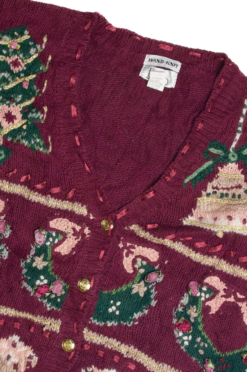 Vintage Ugly Christmas Cardigan 62331
