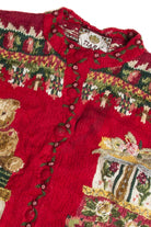 Vintage Red Ugly Christmas Cardigan 62472