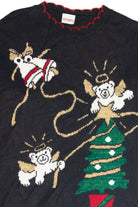 Vintage Black Ugly Christmas Pullover 63270