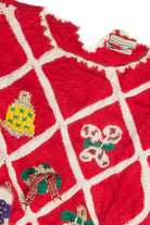 Vintage Red Ugly Christmas Sweater 59866