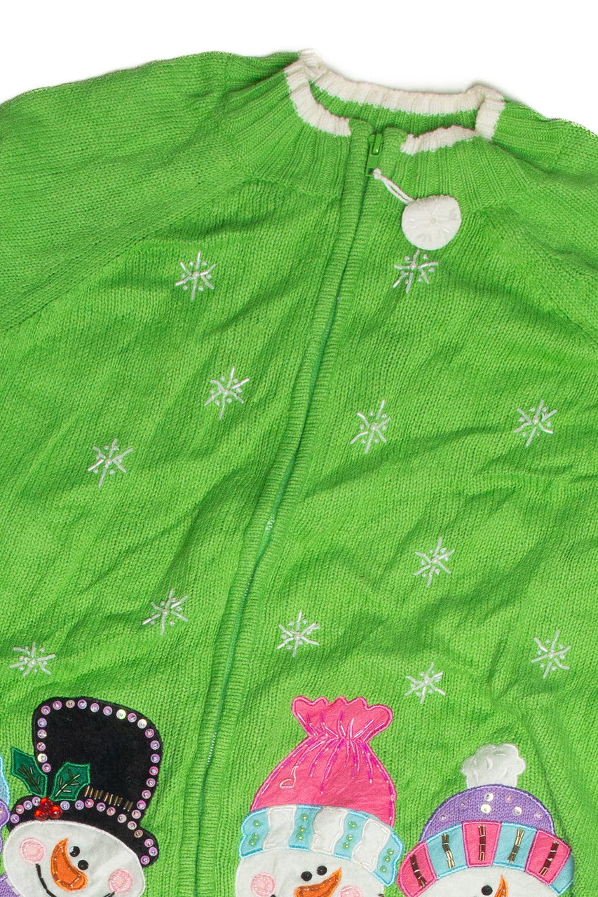 Vintage Green Ugly Christmas Cardigan 59918