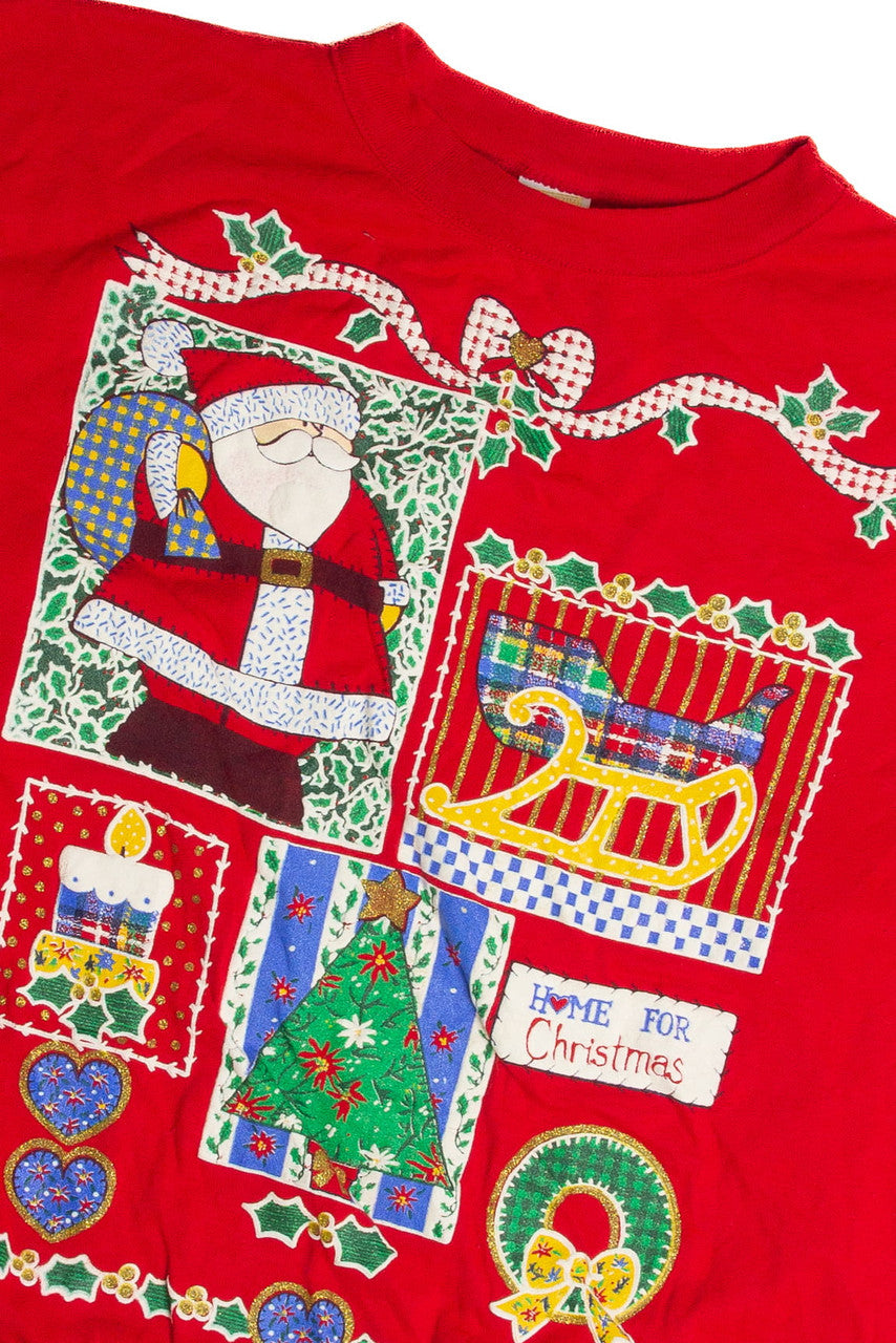 Vintage Red Christmas Sweatshirt 62540