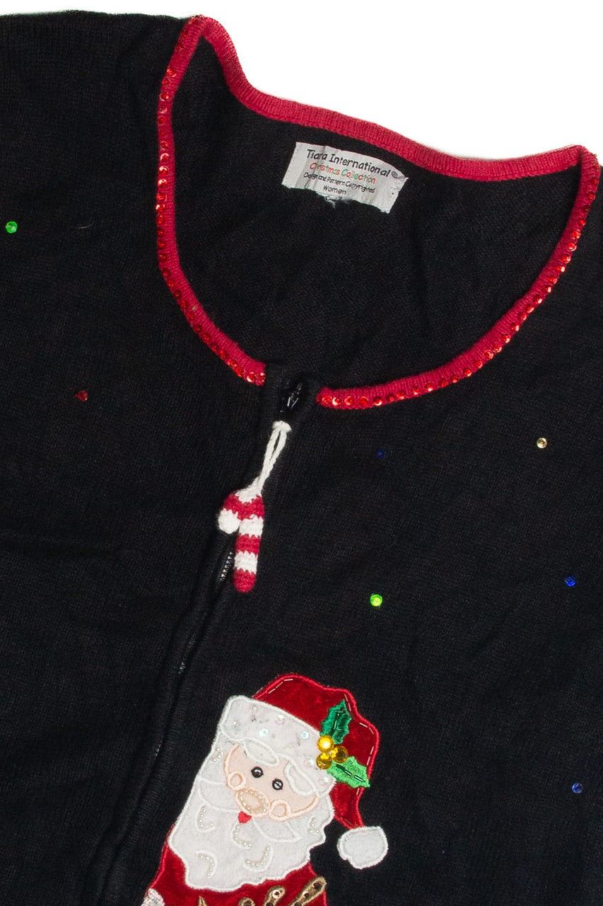 Vintage Black Ugly Christmas Cardigan 59609