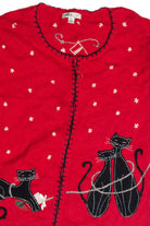 Vintage Red Ugly Christmas Cardigan 63408