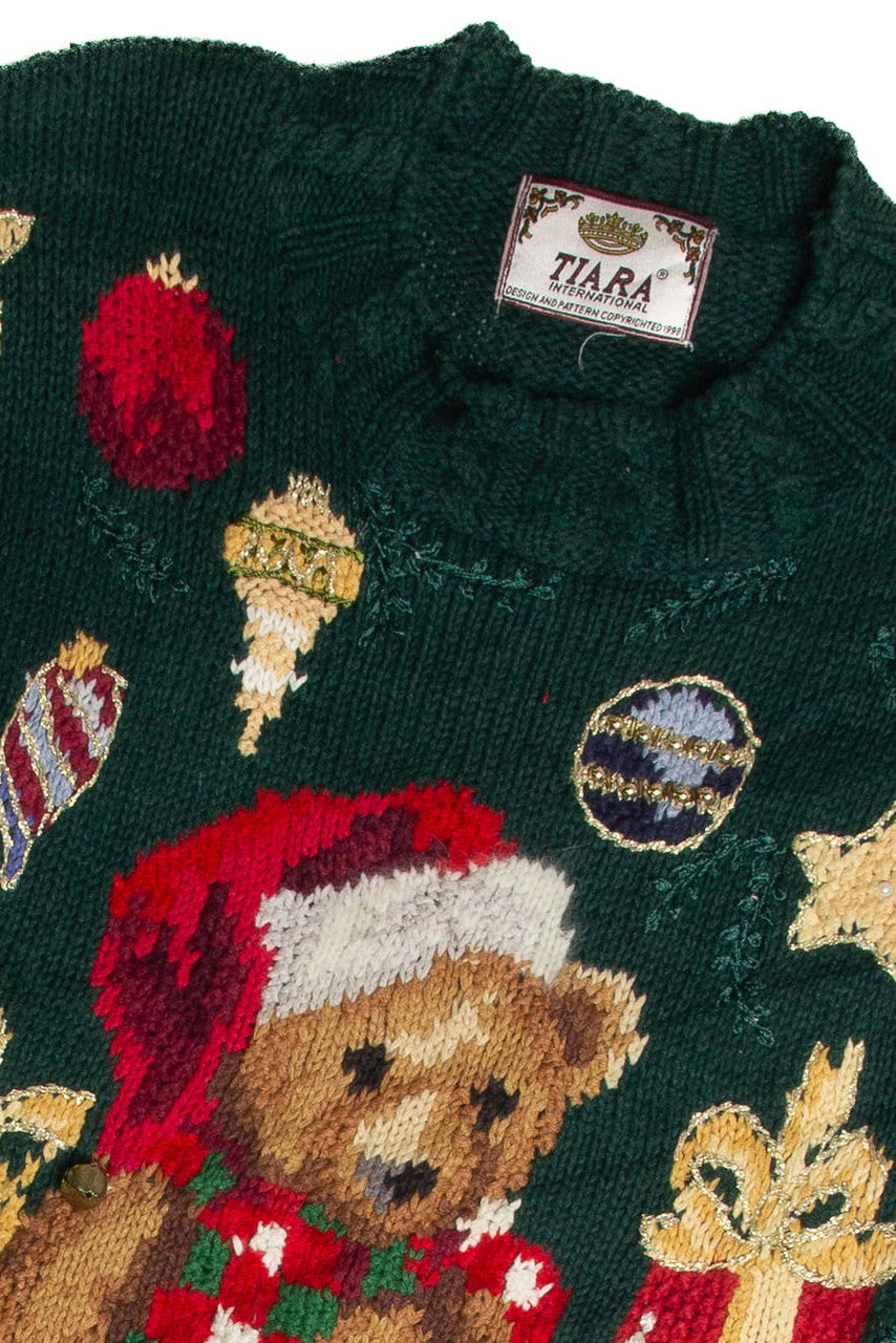 Vintage Green Ugly Christmas Sweater 62699