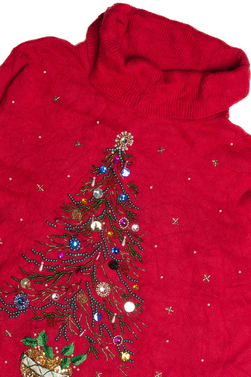 Vintage Red Ugly Christmas Sweater 62405