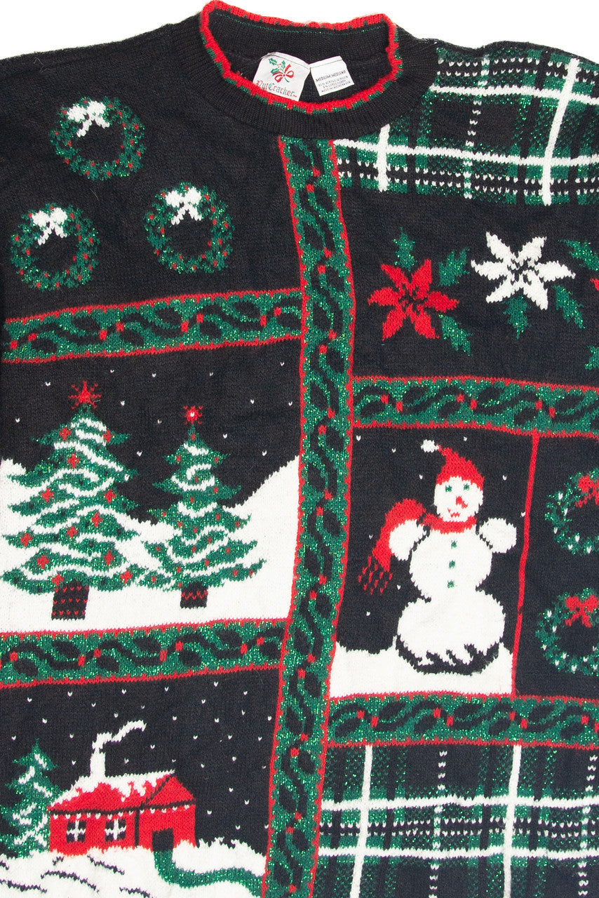 Vintage Black Ugly Christmas Pullover 63275