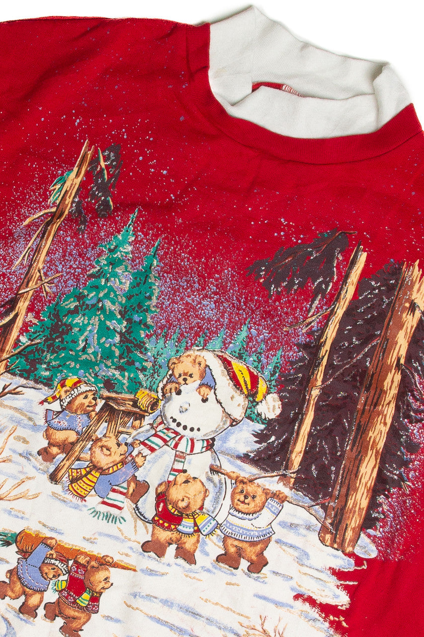 Vintage Red Christmas Sweatshirt 62534