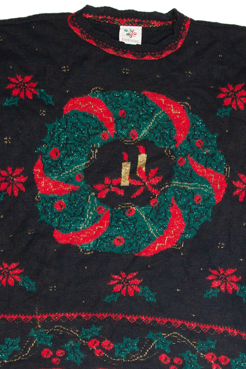 Vintage Black Ugly Christmas Pullover 63449