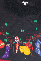 Vintage Black Ugly Christmas Pullover 63165