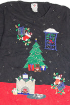 Vintage Black Ugly Christmas Pullover 63375