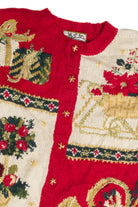 Vintage Red Ugly Christmas Cardigan 59960