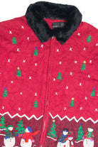 Vintage Red Ugly Christmas Cardigan 63114