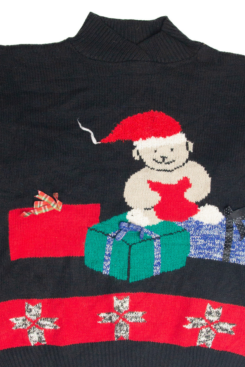 Vintage Black Ugly Christmas Pullover 63239