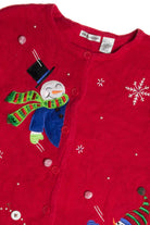 Vintage Red Ugly Christmas Cardigan 62781