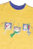 Vintage Yellow Ugly Christmas Sweatshirt 63014