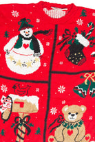 Vintage Red Ugly Christmas Pullover 63337