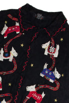 Vintage Black Ugly Christmas Cardigan 62880