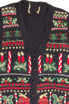 Vintage Black Ugly Christmas Vest 63003