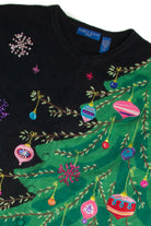 Vintage Black Ugly Christmas Cardigan 59919