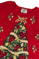 Vintage Red Ugly Christmas Sweater 62806