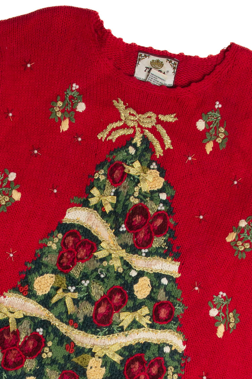 Vintage Red Ugly Christmas Sweater 62806