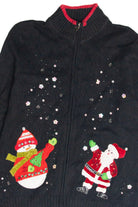 Vintage Black Ugly Christmas Cardigan 63279