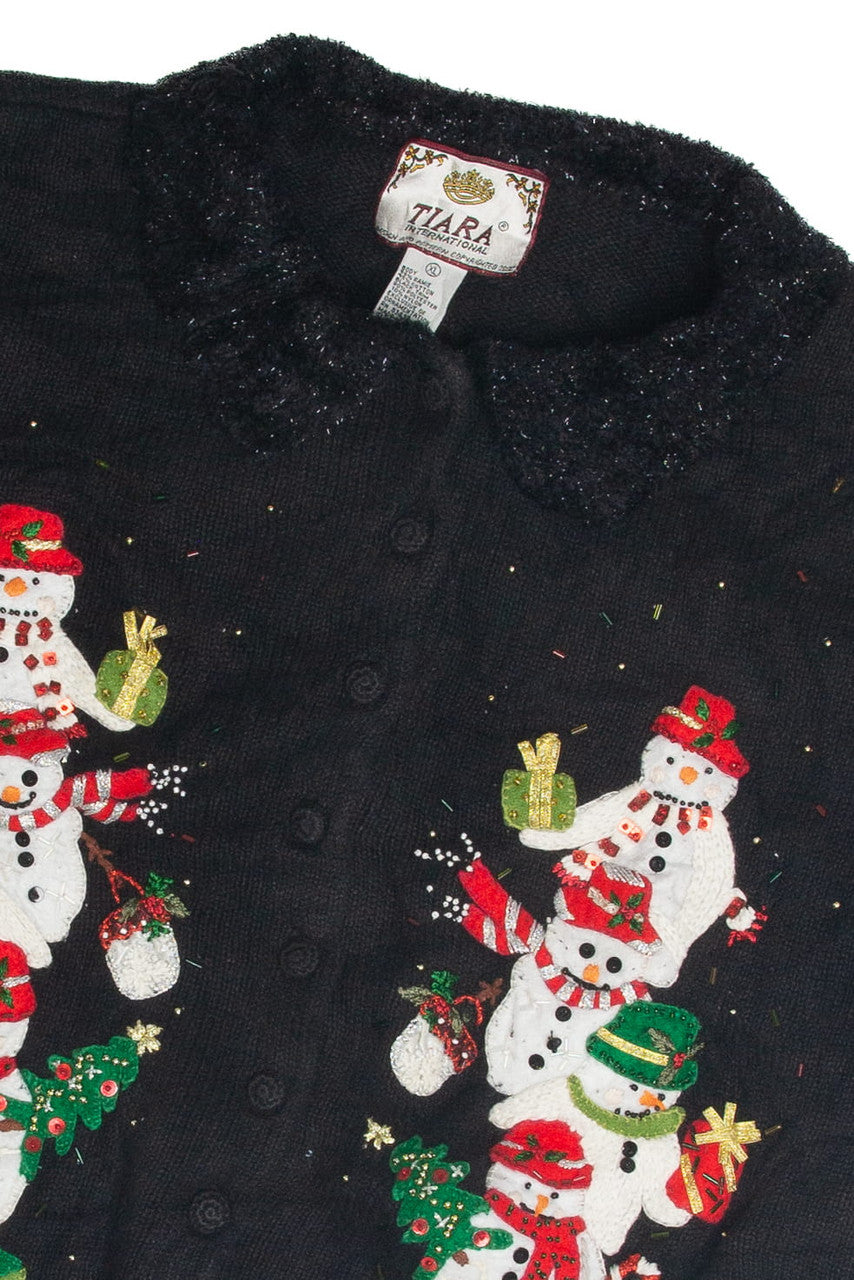 Vintage Black Ugly Christmas Cardigan 59837